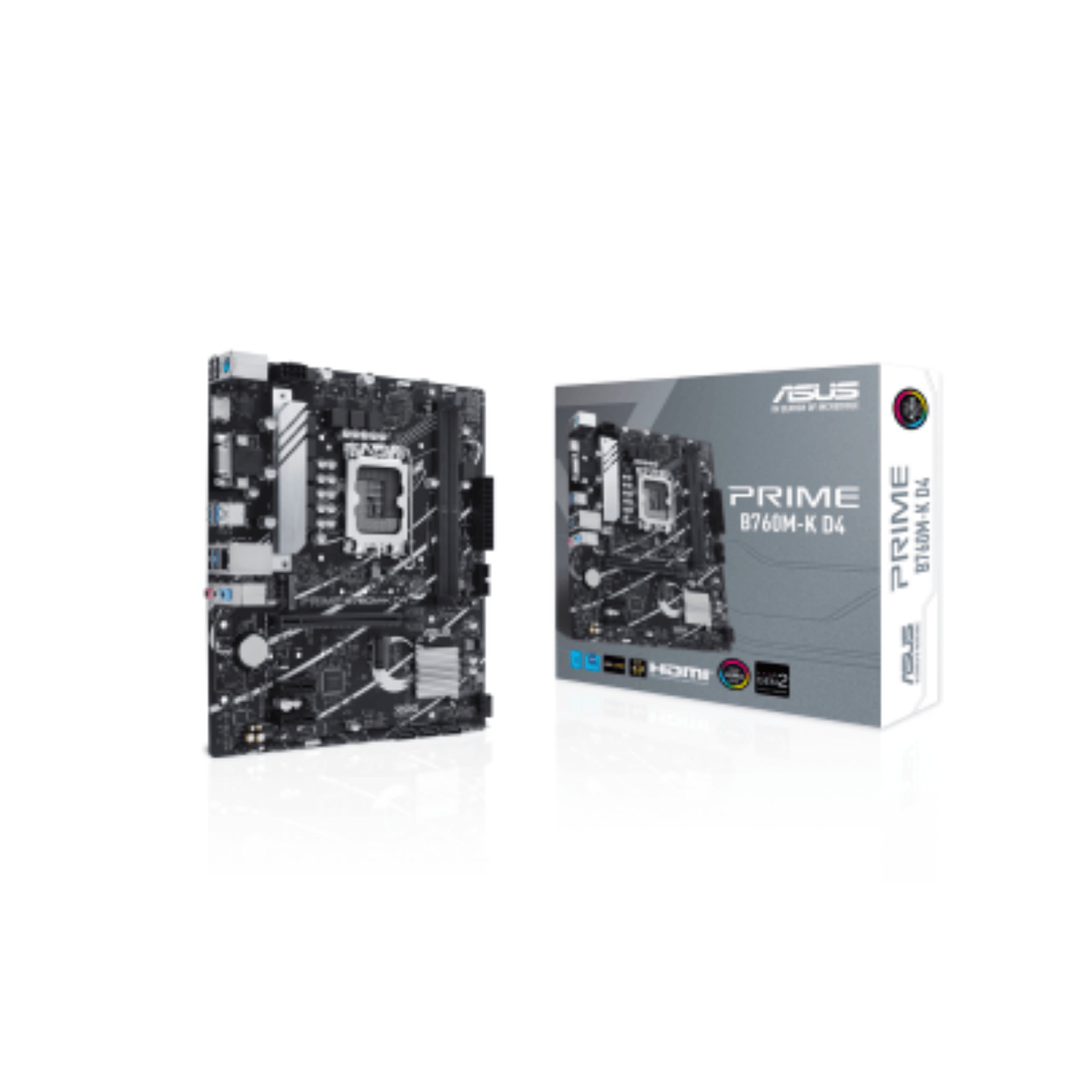 Asus Prime B760M-K D4 LGA1700 mATX Motherboard Asus Prime B760M-K D4 LGA1700 mATX Motherboard